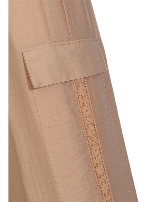 Pantaloni ampi in lyocell e pizzo BLUGIRL | RA6061 T486A61212